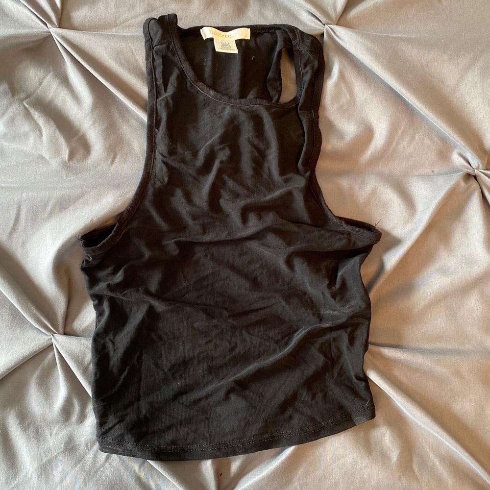Sheer crop top